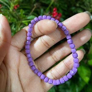Faceted Phosphosiderite Bracelet